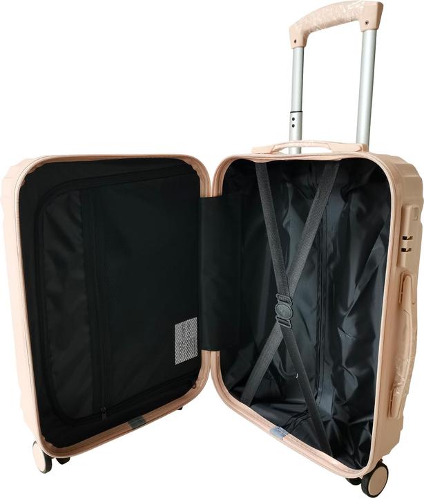 Actual product image NTK-Collection Hartschalenkoffer 2er-Set Mabell Pink (80 l, M (50 - 90l), L (90 - 115l))