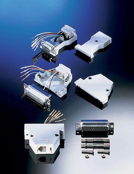 Produktbild Secomp DB25 Stecker-RJ45 Buchse 8P/8C 8Ltg. (0.02 m)