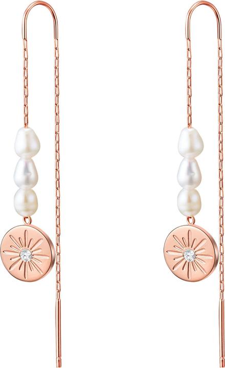 Valero Pearls Damen Edelstahl Preciosa Süsswasser-Zuchtperle roségold - 24321 (Edelstahl)
