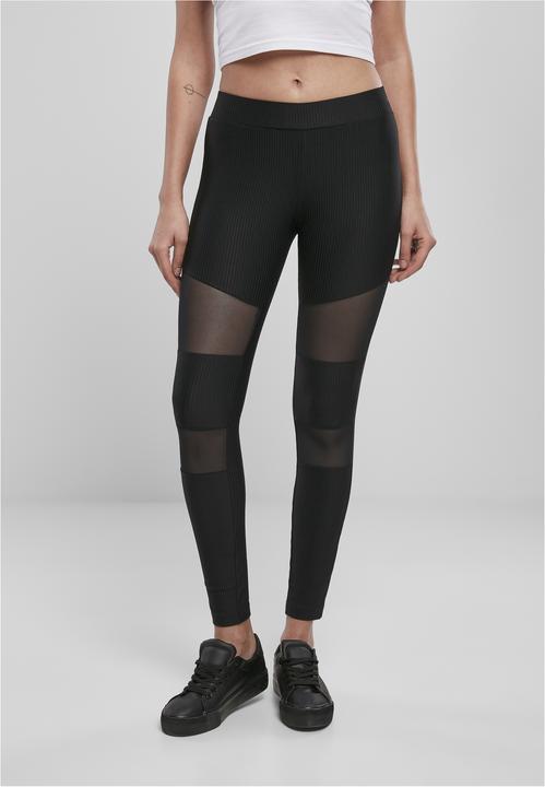 Immagine prodotto Urban Classics Leggings a costine Tech Mesh da donna (4XL)