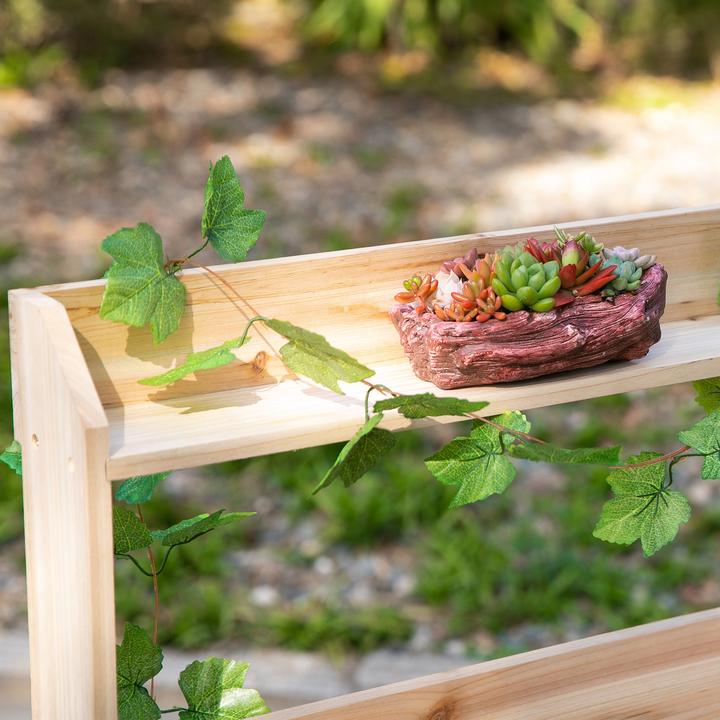 Produktbild Outsunny Gärtnertisch mit Waschbecken und Rollen (92 cm)