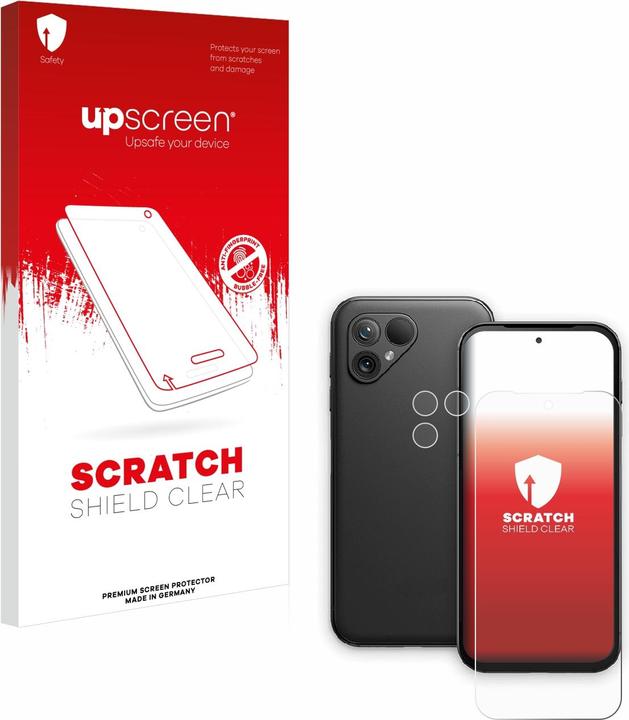 Actual product image upscreen Scratch Shield Protector (1 Piece, Fairphone 5)