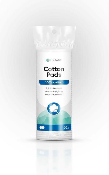Actual product image Livsane Wattepads 70