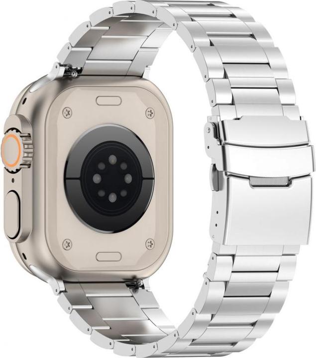 Image du produit Tech-Protect Bracelet Pro en acier inoxydable pour Apple Watch 4 / 5 / 6 / 7 / 8 / 9 / SE / Ultra 1 / 2 (42 / 44) (Acier inoxydable)