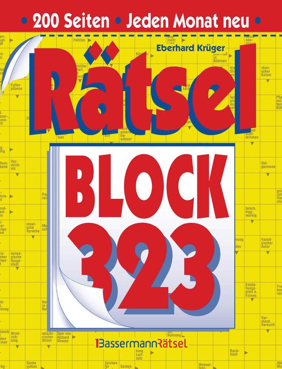 Produktbild Rätselblock 323 (Deutsch, Eberhard Krüger, 2024)