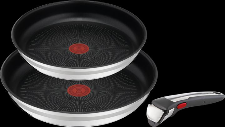 Produktbild Tefal Pfannen-Set (28 cm, Pfannenset + Topfset, Edelstahl)