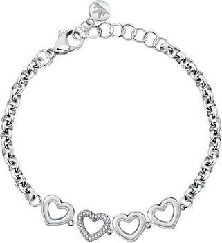 Morellato Charming steel bracelet with Bagliori SAVO27 hearts