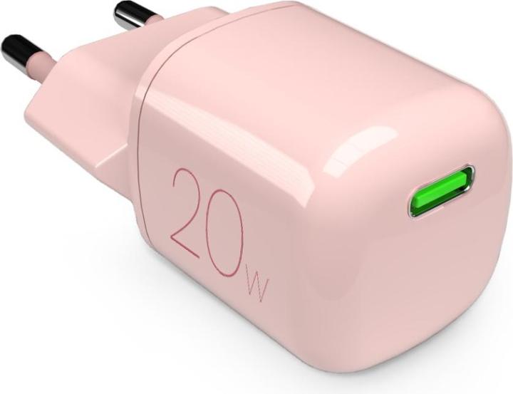 Puro travel charger 20W USB-C GaN rose (20 W)
