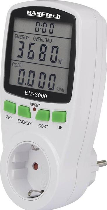 Actual product image Basetech EM-3000 Energy Cost Meter Cost Forecasting