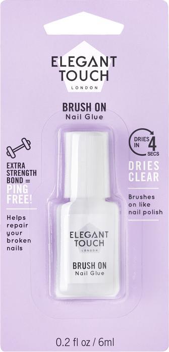 Immagine prodotto Elegant Touch Pennello sulla colla per unghie (Colla per unghie, Trasparente)