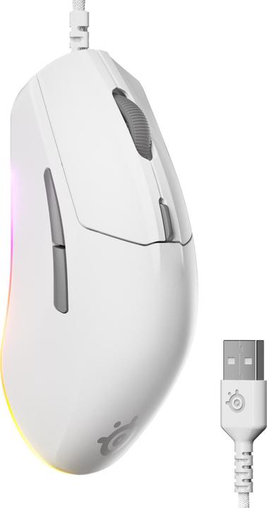 Productafbeelding SteelSeries Rival 3 Gen 2 - White (Bedraad)