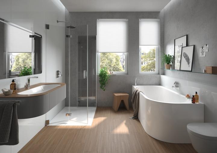 Produktbild Kaldewei Badewanne Meisterstück Centro Duo 1 Rechts, (2-seitig) 1137, 180x80x47 cm, alpinweiss (91 cm, 66 cm)