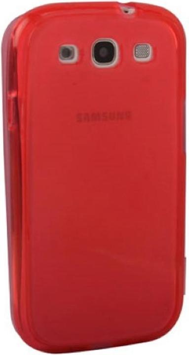 Produktbild König Design Handyhülle Flip Quer für Handy Samsung Galaxy S3 Rot (Samsung Galaxy S3, Samsung Galaxy S3 Neo)