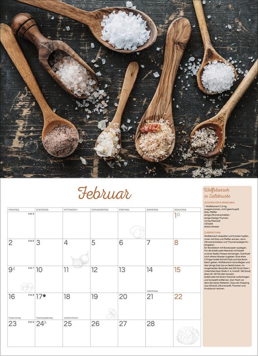 Produktbild Kchenkalender 2025 (42 x 29 cm, Harter Einband, Deutsch)