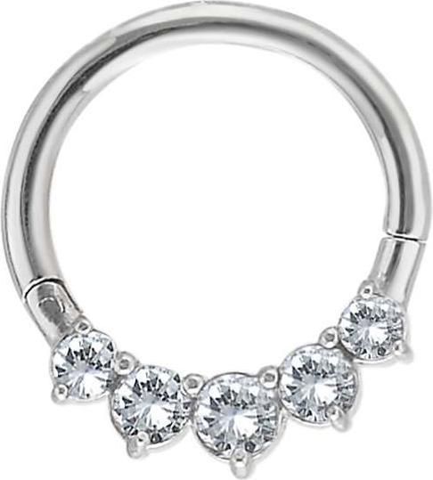 Immagine prodotto Bijouteria Barretta piercing (Acciaio inossidabile, Zirconia)