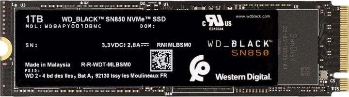 WD Black SN850 Retail (1000 GB, M.2 2280)