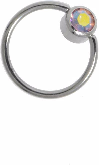 Bijouteria Dünne Piercings (Chirurgenstahl 316L, Kristall)