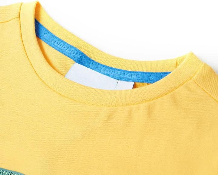 Immagine prodotto VidaXL Maglietta per bambini ocra chiaro 92,Materiale: 100 (92)