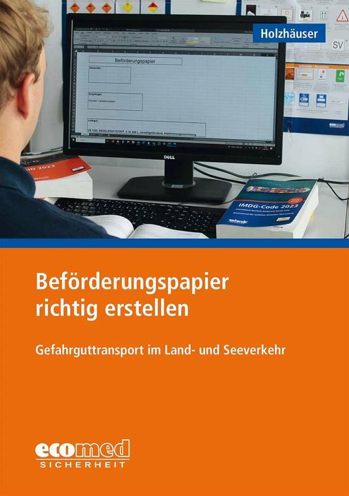 Produktbild Ecomed Beförderungspapier richtig erstellen (Deutsch, Petra Holzhäuser, 2023)