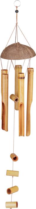 Actual product image Relaxdays Natural Wind Chimes, Bamboo Mobile