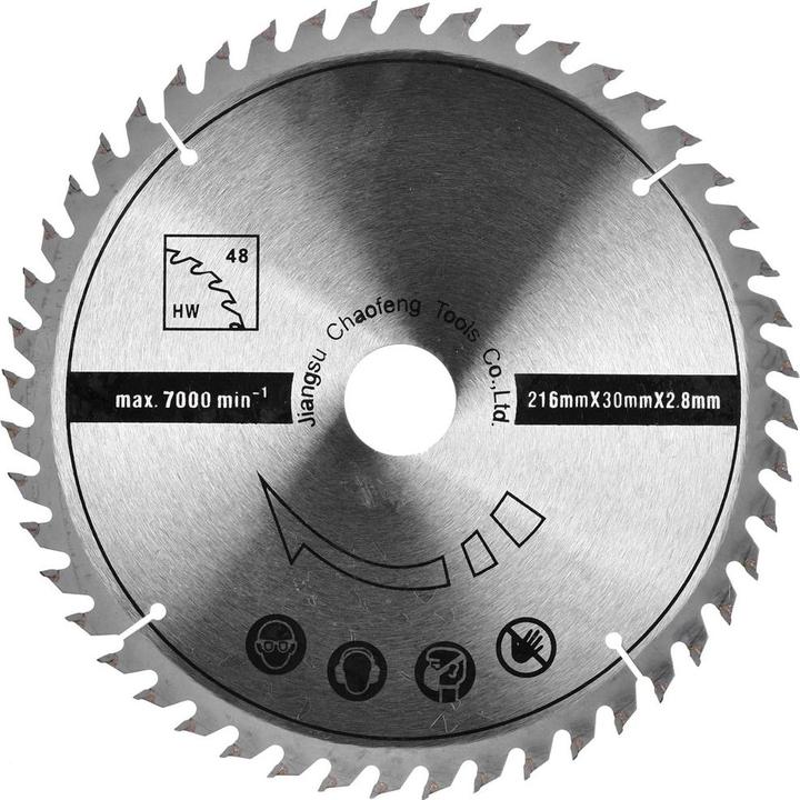 Produktbild Scheppach Kappzugsäge HM216 mit 2. Sägeblatt