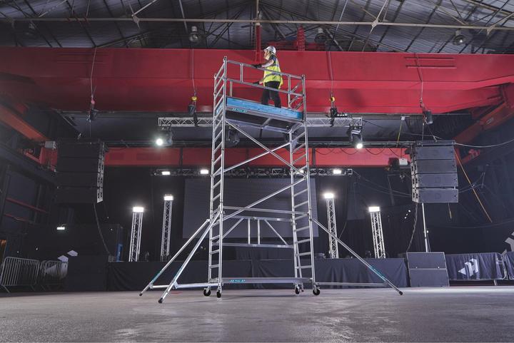 Produktbild Zarges Arbeitsgerüst PaxTower 1T 0,72 x 1,80 m Arbeitshöhe 5,55 m (Gerüst, 180 cm)