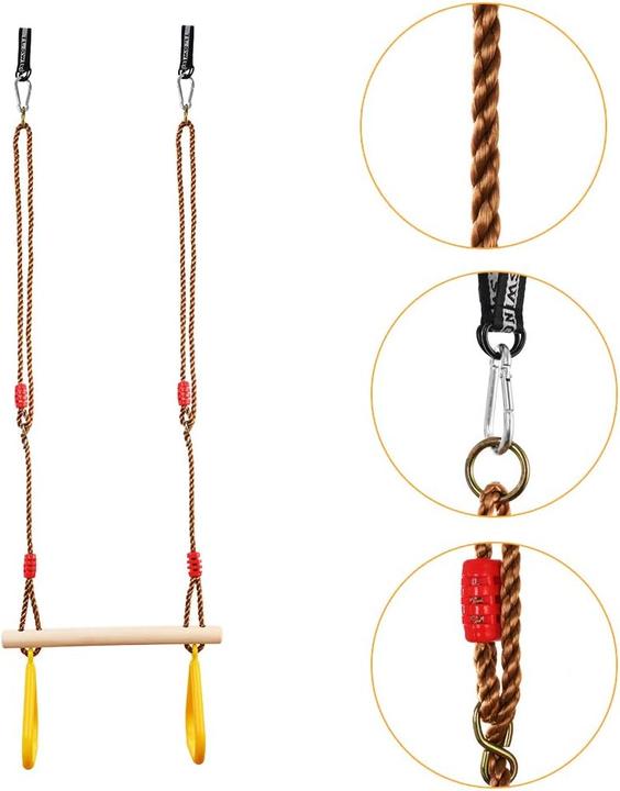 Actual product image Goldge Trapeze swing