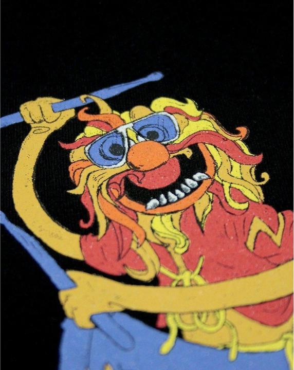 Actual product image Worn Animal Drummer Tshirt (L)