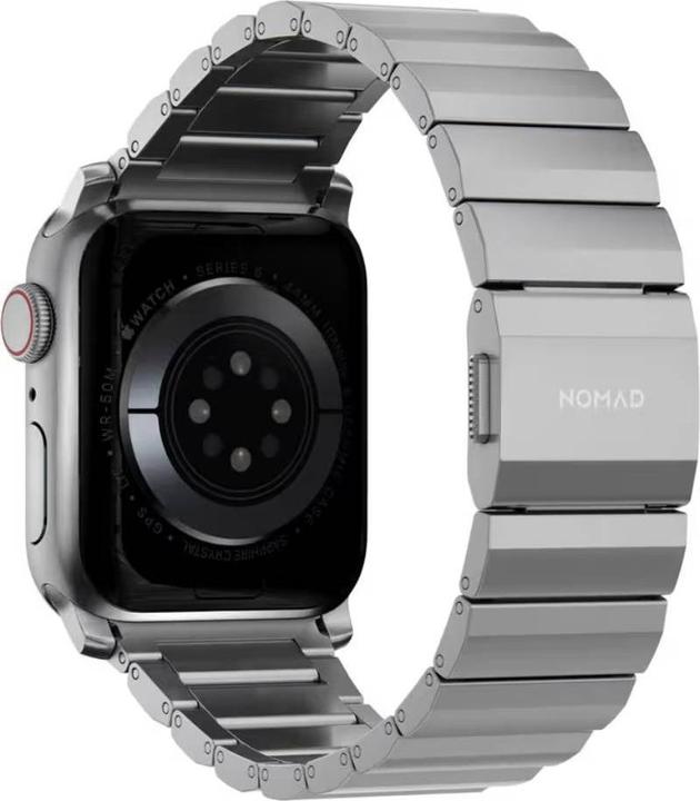 Actual product image Nomad Strap Titanium Silver V2 42/44/45/49mm (35 mm, Titanium)