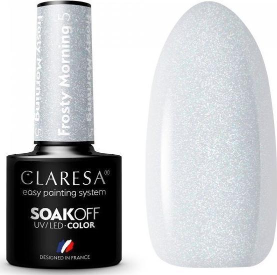 Produktbild Claresa Soak Off UV/LED Coral hybrid varnish Frosty Morning 5 5g (5 ml)