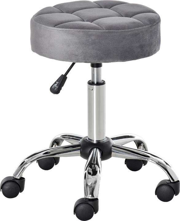 Image du produit Homcom Tabouret de salon réglable en hauteur