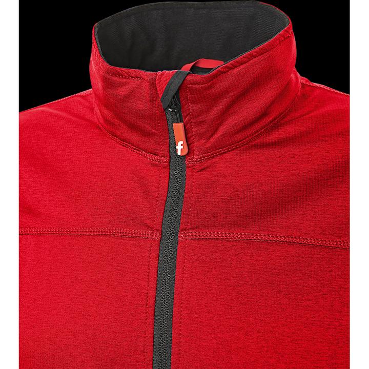 Produktbild Magni Tech-Fleecejacke rot/schwarz meliert Gr. 2XL Fortis Elements (XXL)