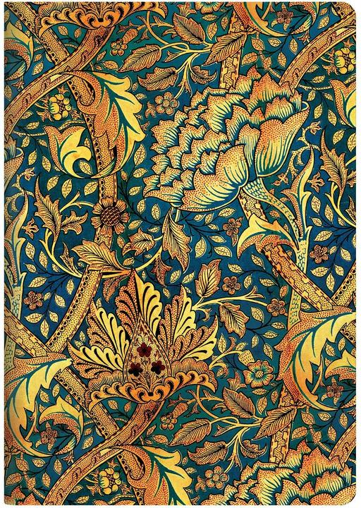 Immagine prodotto Paperblanks Morris Windstoss quaderno A4, bianco, multicolore (A4, Nessuna, Copertina morbida)