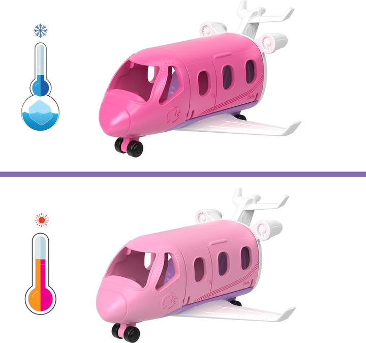 Image du produit Barbie Mini BarbieLand Avion de rêve avec poupée