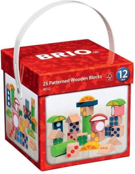 Produktbild Brio 25 Patterned Wooden Blocks