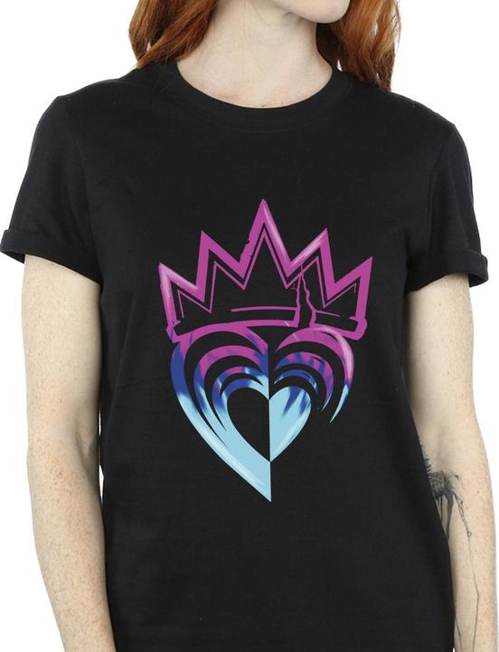 Immagine prodotto Disney Descendants Pink Crown Maglietta Ampia Donna (S)