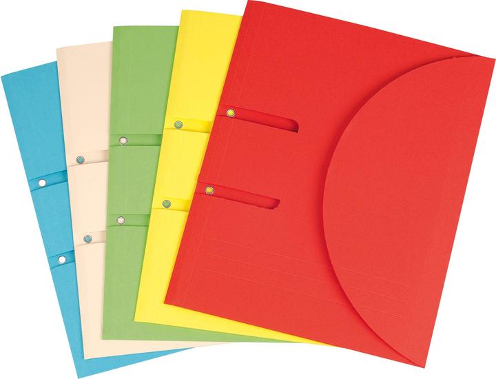 Produktbild Elco Ordner-Ablagemappe Ordo collecto A4 315g Grundfarben sortiert FSC Klettverschluss (A4, 1 x)