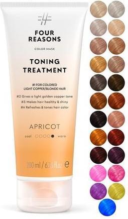 Actual product image Four Reasons Color Mask Apricot Toning Treatment Color Depositing Conditioner 6.76 fl oz (200 ml)