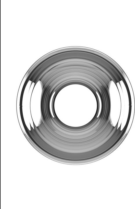 Actual product image Shots No.50 - Medium Hollow Tunnel Butt Plug - 4 Inch