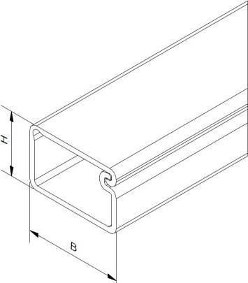 Produktbild Rs Pro Selbstklebender Mini-Kabelkanal Weiss, 10 mm x 10mm, Länge 2m Kunststoff (Kabelkanal, 200 cm)