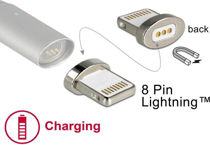 Produktbild Delock Magnetischer Adapter USB Lightning (USB 2.0)