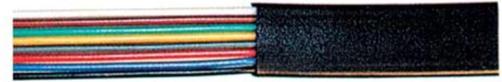 Produktbild S-Conn SCONN Telefonkabel 8-adrig, flach, schwarz, Spule, 100m