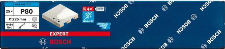 Image du produit Bosch Professional Zubehör Filet de ponçage Expert M480 pour ponceuse pour cloisons sèches, 225 mm, G 80, 25 pces. (80)