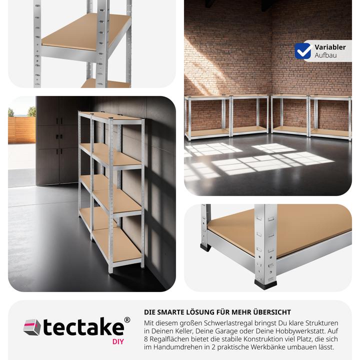 Produktbild tectake Schwerlastregale