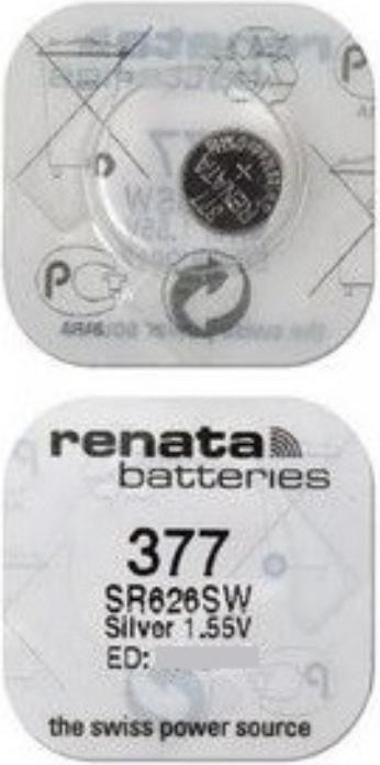 Image du produit Renata 377 / SR626SW (10 pcs, Spécifique à l'appareil, 24 mAh)