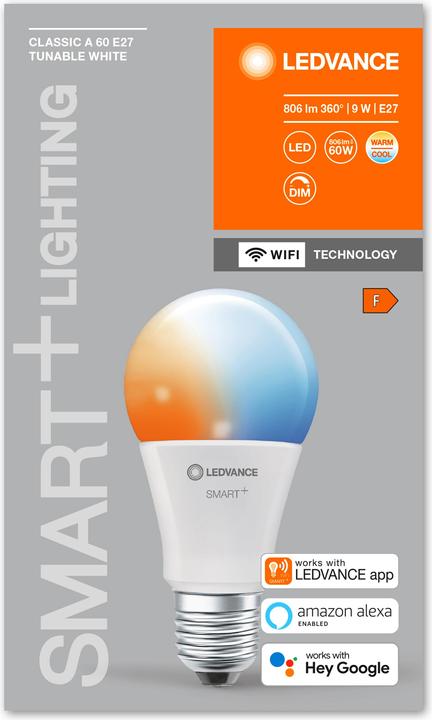 Actual product image Ledvance Classicsic A (E27, 9 W, 806 lm, 1 x, F)