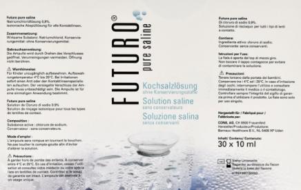 Actual product image Futuro BRW Plus saline (All in One solution, 10 ml)