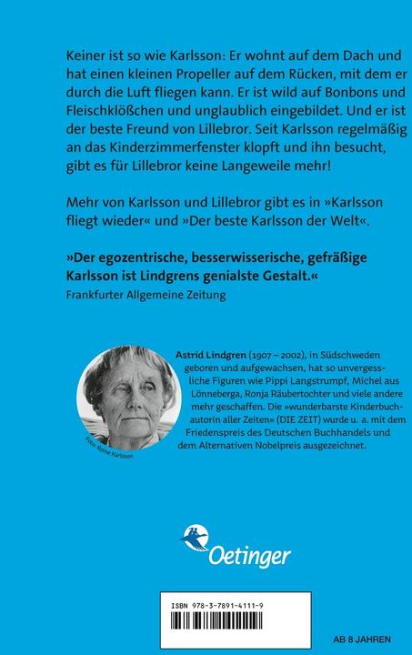 Produktbild Karlsson vom Dach. Kleine Ausgabe (Deutsch, Astrid Lindgren, Ilon Wikland, Thyra Dohrenburg, 2015)