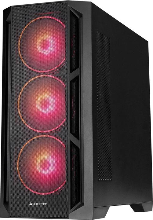 Actual product image Chieftec Apex Lumo GA-01B-L-OP (black, tempered glass) (ATX, Mini-ITX, E-ATX, mATX)