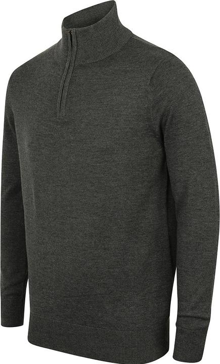 Produktbild Henbury 14 Zip Langarm Pullover (M)